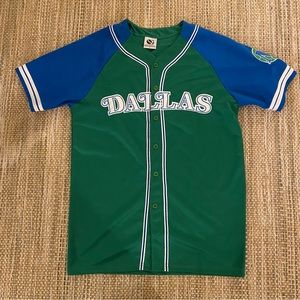 Dallas Mavericks Warm-up/Baseball Jersey